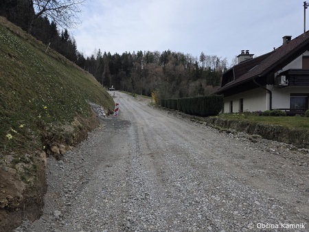 Sanacija cestišča Kamnik – Palovče – Vranja Peč (3)